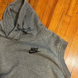Nike Gray Sweatshirt Hoodie Casual Wear